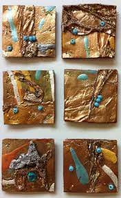 Heartist Trading Cards Distressed Tyvek Inchies Metal Art Techniques Fabric Art Inchies