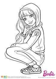 Barbie Fashionistas Tenue De Sport Coloriage Barbie Coloriage Coloration Barbie