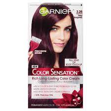 Garnier Color Sensation Hair Color Rich Long Lasting Color Cream 3 26 Deep Burgundy Garnier Color Sensation Hair Color Deep Burgundy