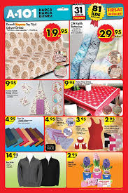 A101 Market 31 12 2015 Firsatlari Desenli Cekyat Ortusu
