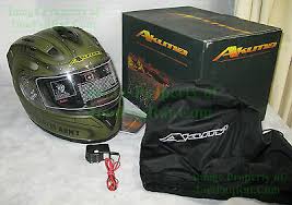 Brand New Akuma Apache Motorcycle Helmet X Large Led Lights Us Army Ah 64 Ebay