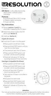 Carbon monoxide alarms are a life saver.literally! Resolution Re115 User Manual Pdf Download Manualslib