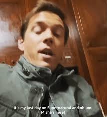 Jake Abel is so adorable 💓 now he's playing Misha's game of "Where's  Misha" #sing (x)