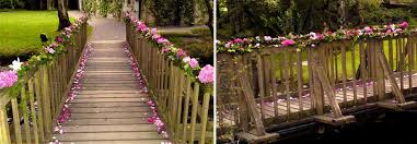 Decorated Bridge Wedding Flowers Vintage Wedding Decorations Flower Boutique