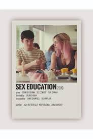 fırsatlar diyarı Sex Education Film Info Card Bilgi Kartı Duvar Posteri
