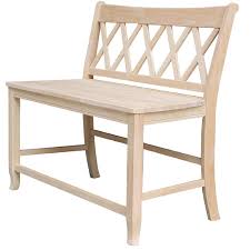 Add versatile seating and storage with our modern benches and ottomans that perfectly complement lounge, social, and waiting spaces. Armless Double X Back Natural Solid Wood Bench With A Seat Height Of 24 Be 202