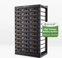 Baterai Lithium Sas 100ah 200ah 96V 192V 384V Baterai Penyimpanan Kustom  Tegangan Tinggi