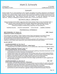 banking business analyst resume free