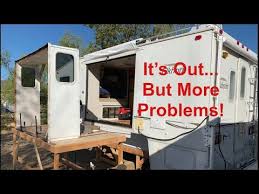 Many times the crank handle stops working and we show you. It S Out Rv Slideout Removal And Repair It S Not Good News Youtube