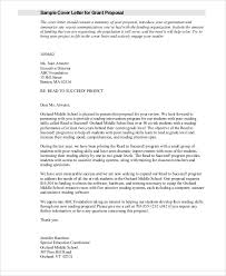 Free 10 Sample Grant Proposal Letter Templates In Ms Word Pdf