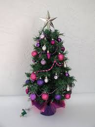 Pink Christmas Tree Fully Decorated Tree 50 Clear Lights Etsy In 2020 Pink Christmas Tree Christmas Centerpieces Miniature Christmas Trees