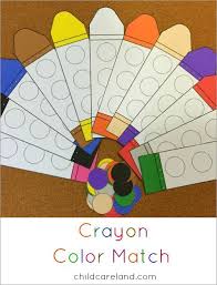 Crayon Color Match Preschool Colors Teaching Colors Preschool Activities