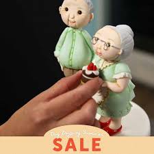 Birthday Cake For Grandma And Grandpa Granny Grandpa Cake Topper