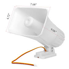 Outdoor Siren Speaker With 150 High Decibels, Security Horn ...