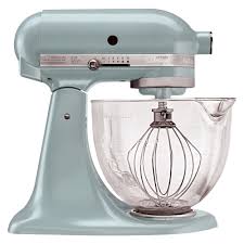 Kitchenaid Artisan Design Series 5 Quart Tilt Head Stand Mixer With Glass Bowl Ksm155gb Azure B Kitchen Aid Mixer Decal Kitchenaid Artisan Kitchen Aid Mixer