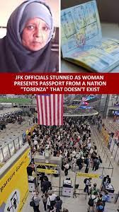 Authorities at JFK International Airport were left baffled when a woma... | torenza country | TikTok