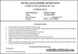 Kunci jawaban buku bahasa arab kelas 6 kurikulum 2013. Soal Pas Bahasa Inggris Kelas 11 K13 Tahun 2020 2021 Websiteedukasi Com
