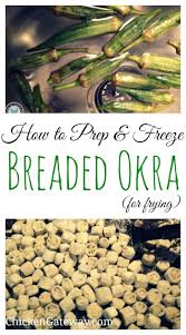 Make sure that it is one with raised sides so that the peas don't roll off of the sheet. Preserving The Harvest Preparing Breaded Okra For The Freezer Okra Canning Vegetables Freezing Vegetables