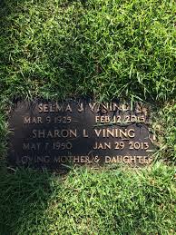 Selma Jennie Baker Vining (1925-2015)