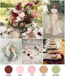 Bohemian sage green wedding with a geometric pampas grass backdrop. 12 Weddings Merlot Peach Sage Ideas Sage Wedding Merlot Wedding Colors