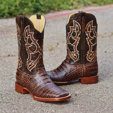 Crocodile western boots