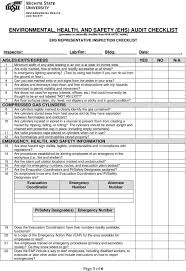 Use this loler checklist to indicate if inspection items such as the condition of wheel nuts, fuel cap, and handler arm is good, not good, or not applicable. Environmental Health And Safety Ehs Audit Checklist Permission To Use Modify Checklist From Niar Astec Pdf Free Download