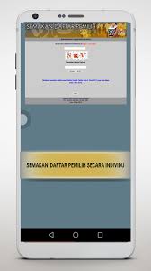 Cara semakan nama daftar pemilih (pengundi) spr secara online dan sms mengundi pru prk. Pru14 2018 For Android Apk Download