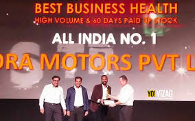 Vizag Based Ora Motors Wins National Accolades For The Fourth Consecutive Year In 2020 National Piaggio Motor