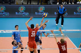 He could provide valuable points outside of both the libero and the attack and the conundrum would be the choice between him and holt. Agustin Loser Argentina Paly The Ball Against Serbia During Serbia V Argentina Loser Serbia