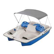 Paddle boat decoration ideas for 4th of july. Sun Dolphin 5 Seat Sun Slider Pedal Boat With Canopy Ocean Walmart Com Walmart Com