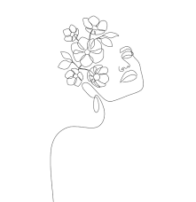 Tattoogirldesign Tattoogirldrawing Tattoogirlface Tattoogirlsmall Tattoogirldesign Tattoogirl In 2020 Line Art Abstract Line Art Line Art Drawings
