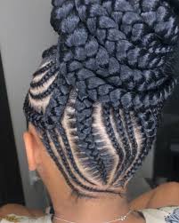 Black And White Braids Erica J White On Instagram I Heard Y All Wanted To See The Back View 360 Pretty Feed In Braids Hairstyles Natural Hair Braids Feed In Braids Ponytail