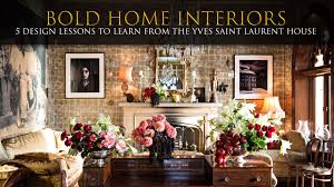 Home designer architectural can import or export autocad dwg and collada dae files. Bold Home Interiors 5 Design Lessons To Learn From The Yves Saint Laurent House The Pinnacle List