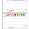 Print out these prediction cards and hand out each to your guests. 1