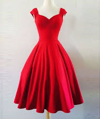 Simple A Line Sweetheart Red Short Homecoming Prom Dress Red Rockabilly Dress Rockabilly Dress Cocktail Bridesmaid Dresses