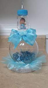 Centro De Mesa Para Baby Shower O Bautizo Baby Shower Diy Baby Shower Centerpieces Baby Shower Center