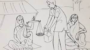 Conceptdraw diagram diagramming and vector drawing software extended with landscape & garden solution. How To Draw Village Market Scenery Elementarydrawing Youtube