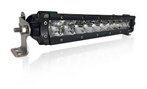 New 10 Inch Single Row Black Oak Led Pro Series 2 0 Led Light Bar Combo Spot Or Flood Optics 30w 50w Black Oak Led
