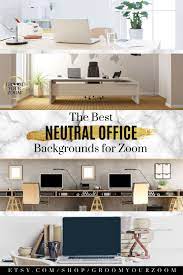 Natural Office Zoom Background 4 Virtual Photos For Video Call Professional Background Online School Stock Photo Digital Download Office Background Home Natural Office