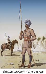 Historic Indian Army Uniform Soldier ...