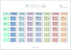 Putzplan für treppenhaus vorlage muster excel. Putzplan Zum Ausdrucken Pdf Word Planer Putzplan Wochen Planer