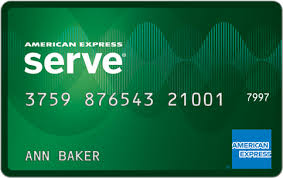 Cash Reload Prepaid Debit Card American Express Serve