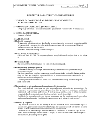 Prospect kanamicina sulfat 1% unguent oftalmic, substanță activă kanamycinum: Kanamicina