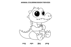 Coloring is fun and filling up alligator images set in the wild allow young kids to develop their creative potential. Alligator Coloring Book Page For Kids Graphic By Doridodesign Creative Fabrica