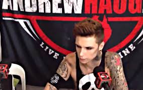 Andy biersack of the band black veil brides, without all the makeup. Black Veil Brides Frontman Andy Biersack Interviewed By Andrew Haug Com Video Blabbermouth Net