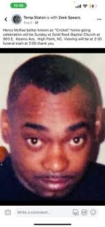 Henry "Cricket" McRae Jr. Obituary July 30, 2023