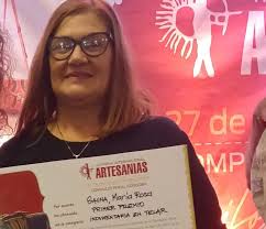 Artesana chajariense volvió a obtener el primer premio en Feria  Internacional