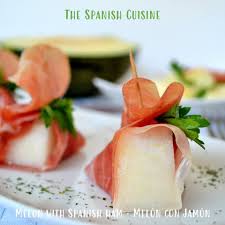 Melon With Spanish Ham Melon Con Jamon This Is A Traditional Summer Dish That We Truly Love You Only Need In 2020 Tapas Recipes Spanish Tapas Recipes Tapas