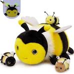 Amazon.com: MorisMos 4Pcs Bee Stuffed Animal with Baby ...