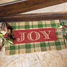 Elevate every festive welcome with that stylish 60x90cm festive entrance door mats